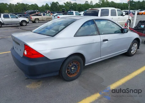 2004 Honda Civic Vp из США, поврежденный, VIN 1HGEM221X4L009659